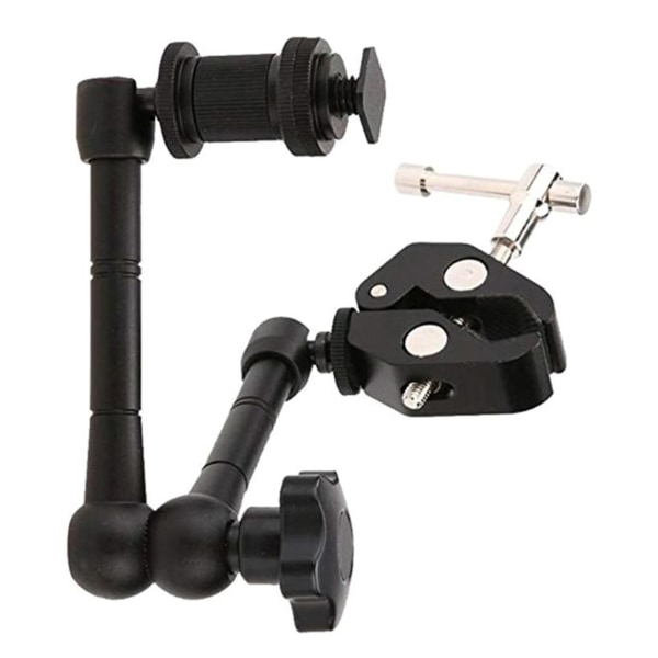 Magic Arm Super Clamp För SLR LCD-skärm LED-ljuskameratillbehör