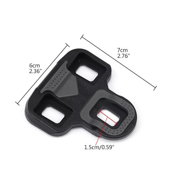 4,5 graders flytande pedal kloss, för Look System pedaler