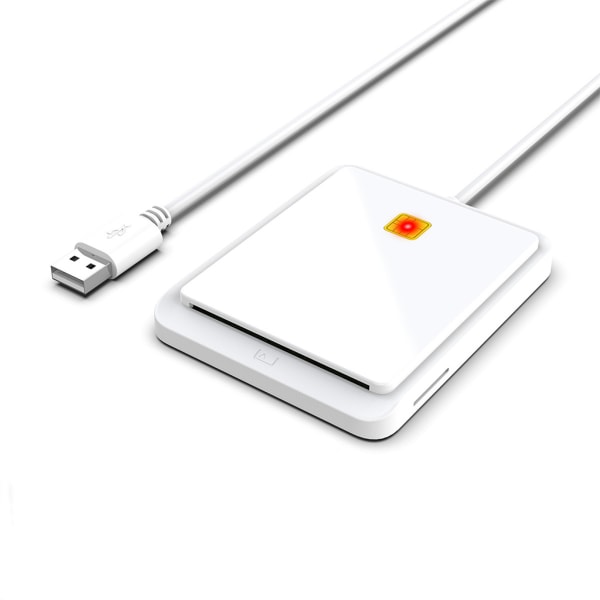Bärbar USB 2.0 för smartkortläsare USB A Common Access DOD för smartkortläsare Minneskortläsare SD TF SIM-kort M