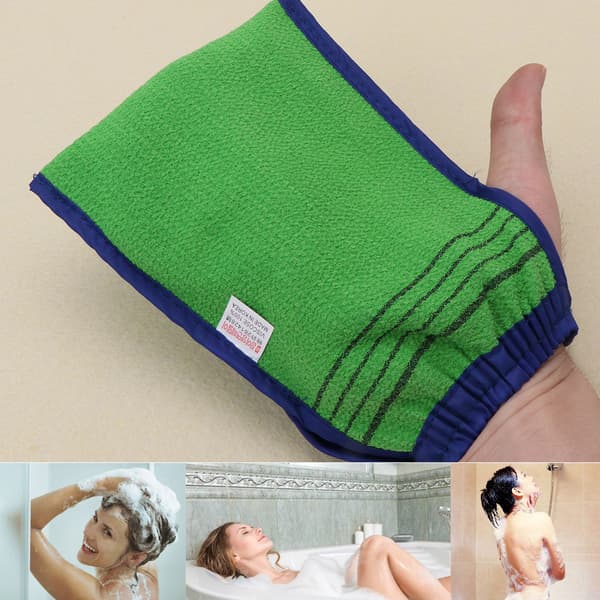 Badebrusehandsker 19cmx13.5cm Korea Style Skrubbehandsker Kludmateriale