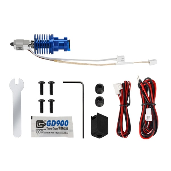 3D-printerekstruderingshovedhastighedsprinthovedsæt til CR10 Ender3 TZ E3 2.0/TZ V6 2.0 3D-udskrivning Hot End-ekstrudering