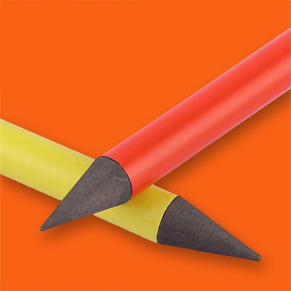 Everlasting Pencil Infinite-Pencil Infinity-Pencil, Inkless Magic Pencil Eternal, Bärbar Återanvändbar raderbar skrivpenna Orange