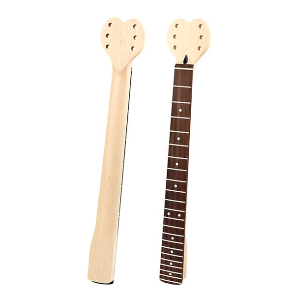 Elektrisk Gitarrhals Ersättning Rosenträ Greppbräda 22 Band Gitarrhals