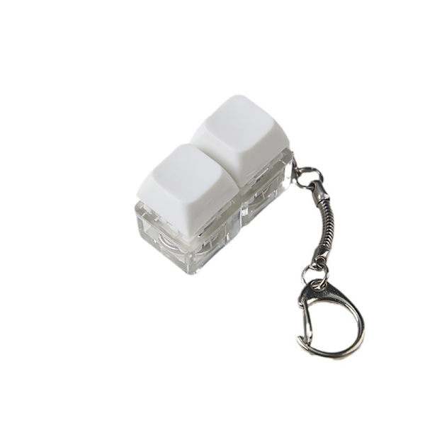 Switches Tester Switches Sampler for Mekanisk Keyboard 2-Key 3-Key 4-Key Switches Test Tool Keychain Transparent