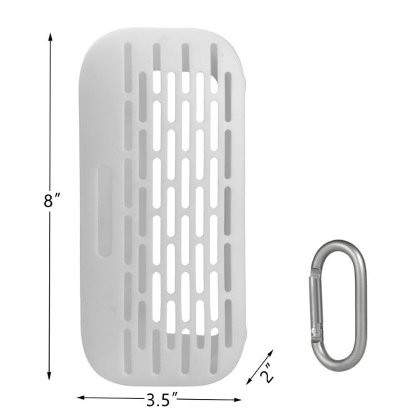 Mjuk silikon för case Deformerbar Hållbar för Bose Soundlink Flex högtalarbärare f White