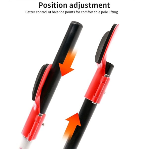 Fiske Stang Armstøtte Spinnestang Arm Beskytter Fiske Stang Holder Hvile Red