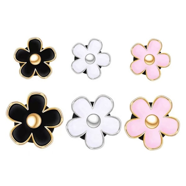 Liten bil Luftventil Clips Konditionering Utlopp Blommor Diffusor Bilfräschare Dekoration Tillbehör Söt bilinteriör