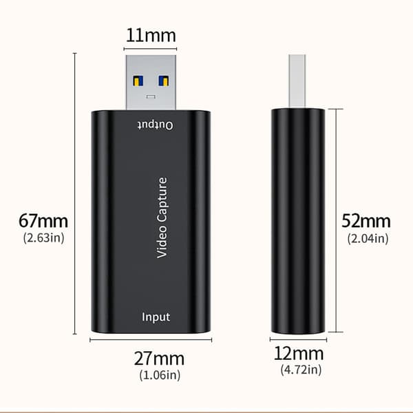 USB til HDTV Gaming-kort 4K Videoenhet for Live Streaming Deling av Spill
