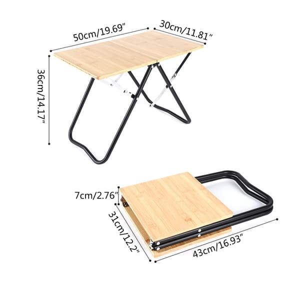 Foldbart Campingbord Picnicbord Robust Udendørs Foldebord 30 kg Bæreevne