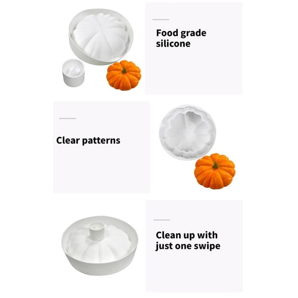Silikone Lysforme Dessertforme Egnet til Halloween Dekorationer