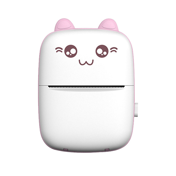 Printbart mærkat papir termisk papir Bluetooth Mini med 6 ruller trykpapir
