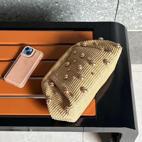 Stråkopplingar Handväskor Kvällshandväskor Sommar Strand Crossbody Väska för Kvinnor
