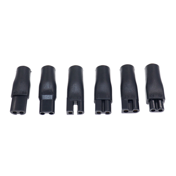 för DC-omvandlare för rakapparat Hårklippare DC5,5x2,1mm hane till C8 svans hona strömförsörjning Power Adapter