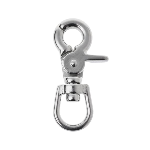 Rostfritt stål Svängögla Snap Hook Spring Spänne Dyk Clip Spring Krokar