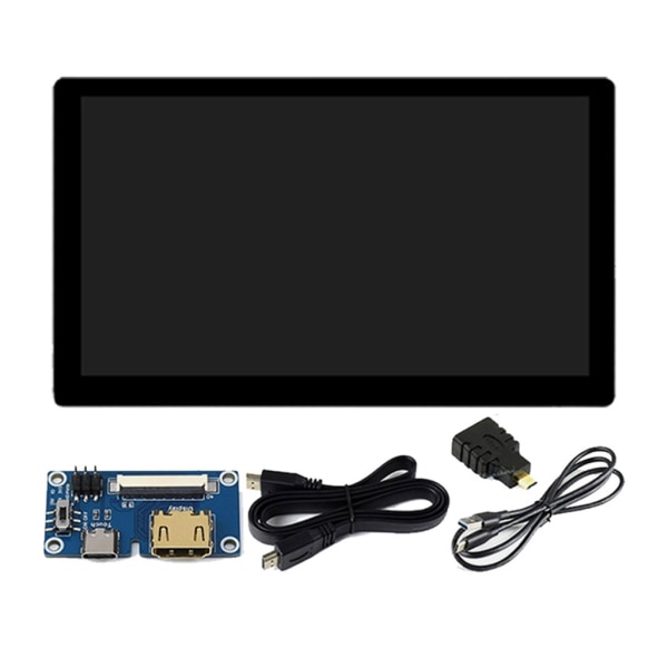 7-tums skärm för RPI 5B 4B 3B+ 1024x600 Kapacitiv 7-tums berörbar panel null - B