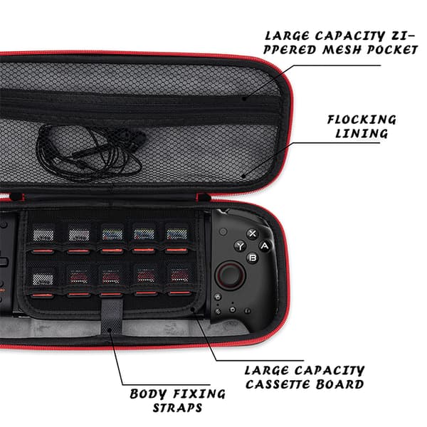 Förvaringsväska Passar för Switch OLED Console Controller Resehandhållen bärbar väska