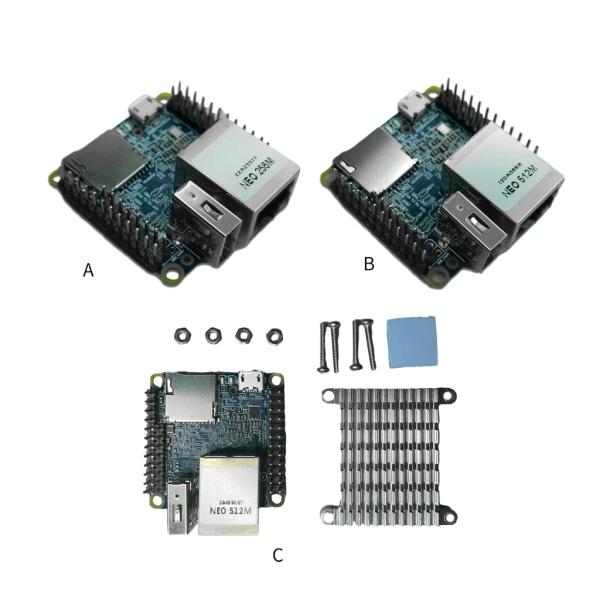 OpenWrt for NanoPi NEO v1.4 Development Board Högpresterande USB och GPIO IoTs-lösning för IoT-enheter null - 512M 