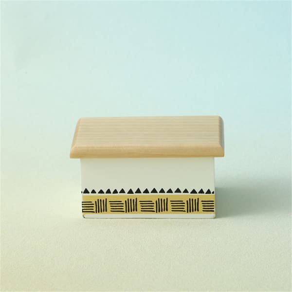 Miniatyrdockhus Träskattkista Smyckeskrin 1/12 Dockhusmöbler