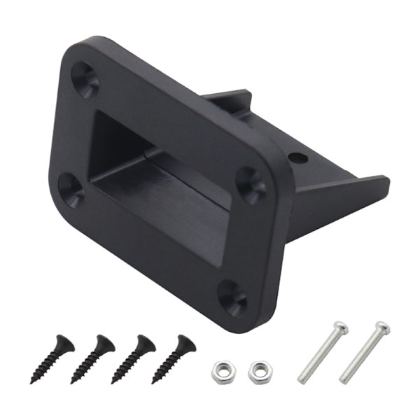 Flush Mount til Andersons Plug 50 Amp Connector Plug Kit Flush Mount forsænket plademonteringsbeslag Paneldæksel til båd