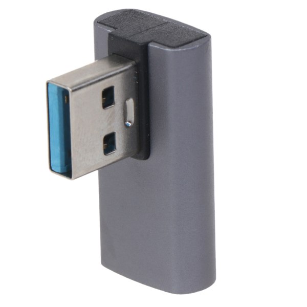 Rättvinklad USB till USB -adapter 90 graders USB till USB 3.0-omvandlarkontakt för bärbar dator 10 Gbps Data Sync
