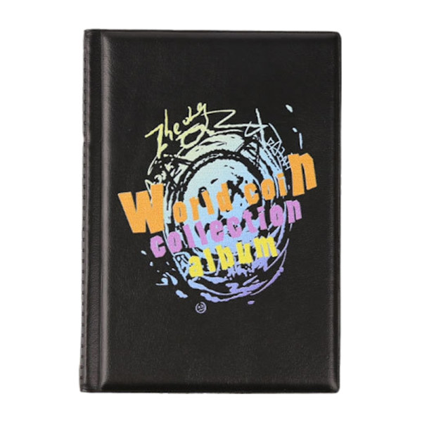 Kolikkokokoelma Albumi 120 Pocket Coin Storage Album Kolikkokokoelmakirja Black - 5