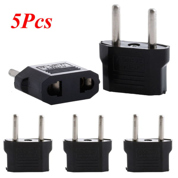 5st USA USA till Europeiska Euro EU reseladdare Adapter Plug Outlet Converter