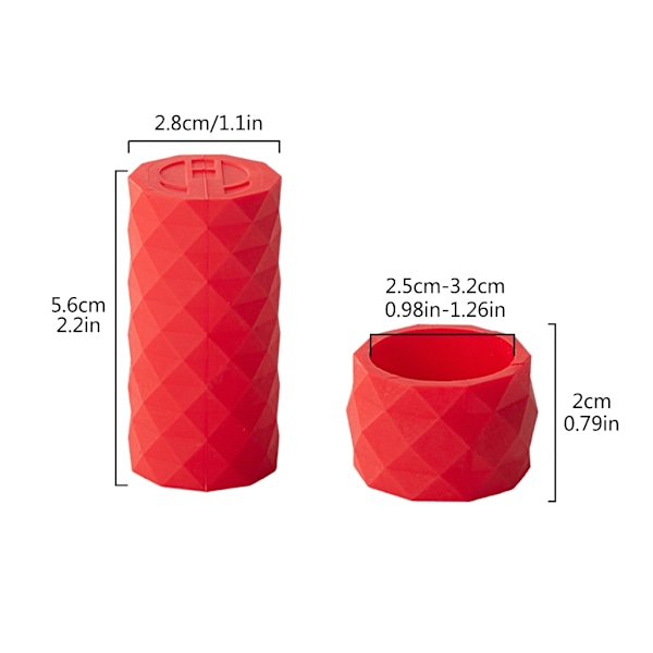4 stk. Non-jump styretape sykler håndtak landeveissykkel stropp pluggdeksel Pink