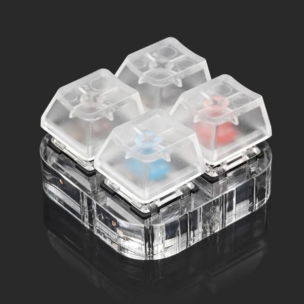 MX Switches Keyboard Tester Kit Klare Keycaps Sampler PCB Mekanisk