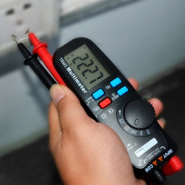 Auto-Ranging Digital Multimeter Hjemmemåleværktøj med Baggrundsbelyst LCD-skærm