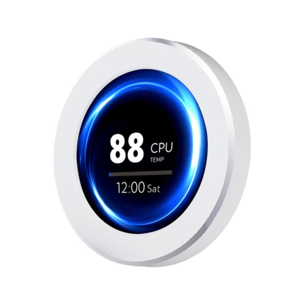 2,8 tuuman LCD USB Pyöreä Tietokonenäyttö Näyttö USB Type C Toissijainen näyttö PC CPU GPU RAM Monitor Ambient Screen