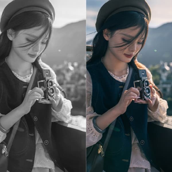 Nostalgisk Mini Digitalkamera Videoopptaker Kamera For Gatefotografering