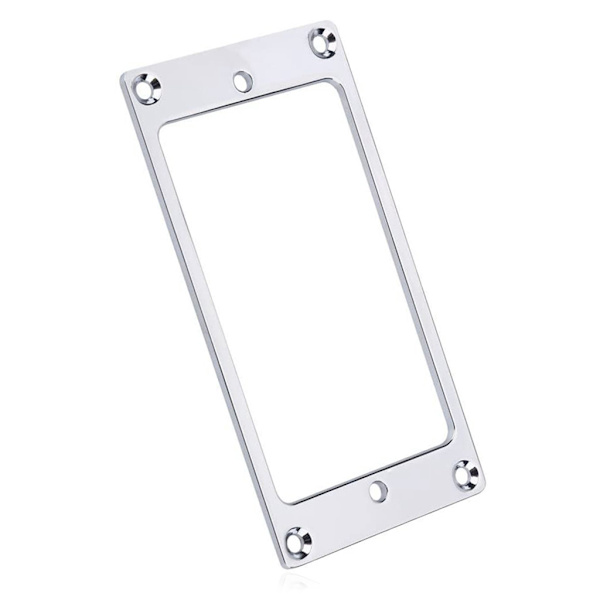 2 st Flat Top Bridge Neck Pickups Cover Frame Elektrisk Gitarr Ersättningsdelar Golden