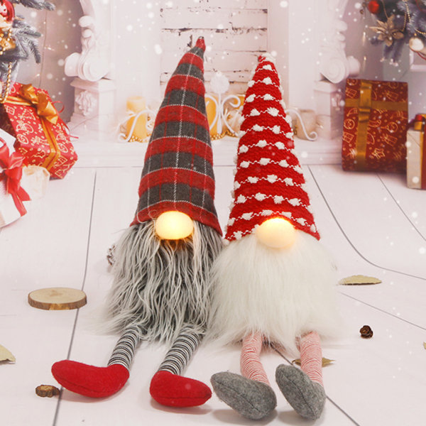 60cm/23in Toy Figure Gnome Uppstoppad tomte för docka för m/ stickad mössa  Långa ben till jul Holiday Home Skrivbordsdekor Par null - 1 7c02 | null -  1 | 0.24 | Fyndiq