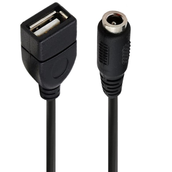3,5x1,35 mm 5,5x2,1 mm till USB power Laddningskabel för högtalarhörlurar MP3 3.5x1.35mm