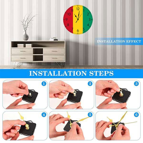 DIY Træ Vægurs Bevægelse Udskiftningsmekanisme Reparations Tilbehørsdele