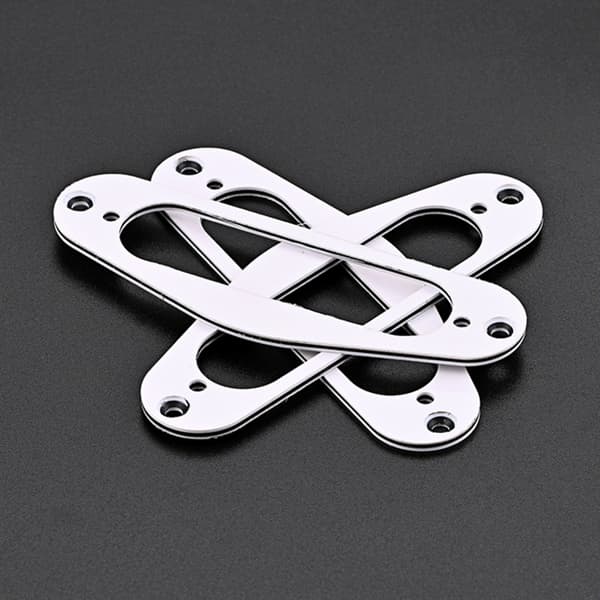 3 stk. Hvid Sort Hvid S Style Hals Pickup Surround Plade Montering Ring
