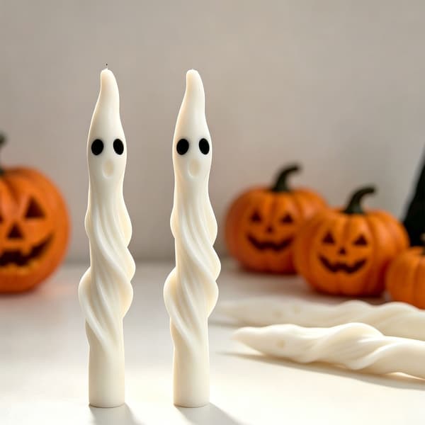 Fleksibel silikone spøgelseslysform til Halloween-projekter