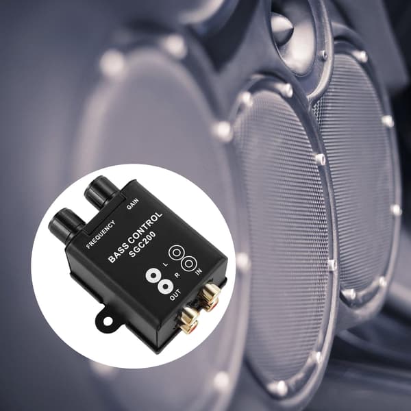Bil Regulator Förstärkare Bas Subwoofer Stereo Kontroller Baskontroller