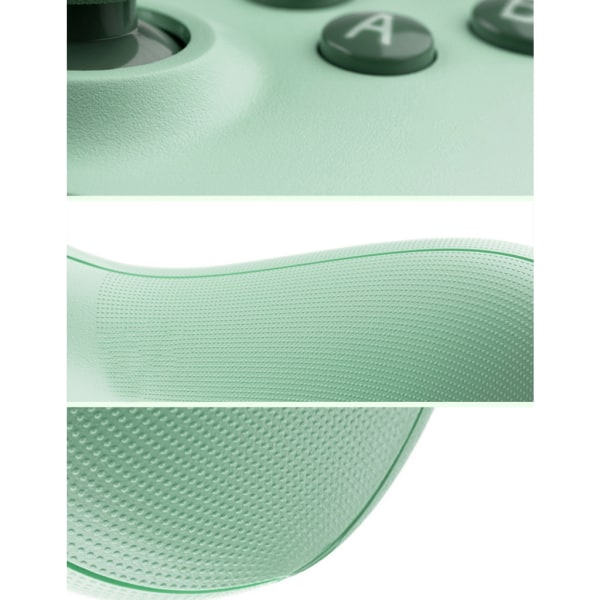 Antisladd trådlös Gamepad Trådlös 2.4G spelkontroll för PC-spelkonsol Multifunktionell Joypad Joystick-spelplatta Green