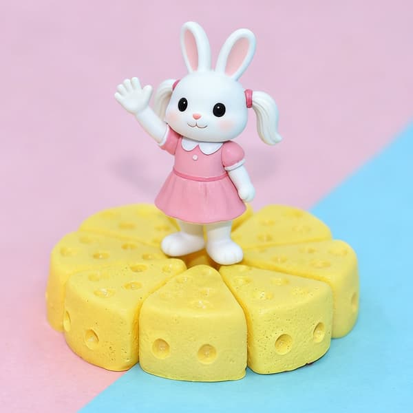 Triangulär Cheesecake-bit 10 st Miniatyrfigur för Dockhus Köksscen