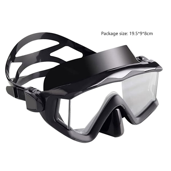 Simglasögon för vuxna, dykmask Black