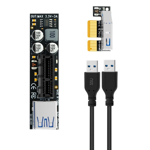 Pcie3.0 förlängningskabel hög hastighet för moderkort PCIE Networking Expansion Card 0.6m 