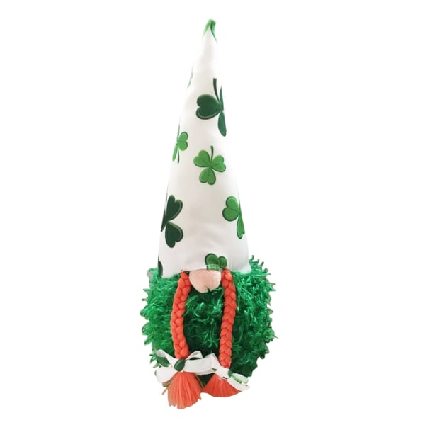 Spring Irish Festiva Day Gnome Leprechaun Shamrock Svensk plysj for dukkeleker