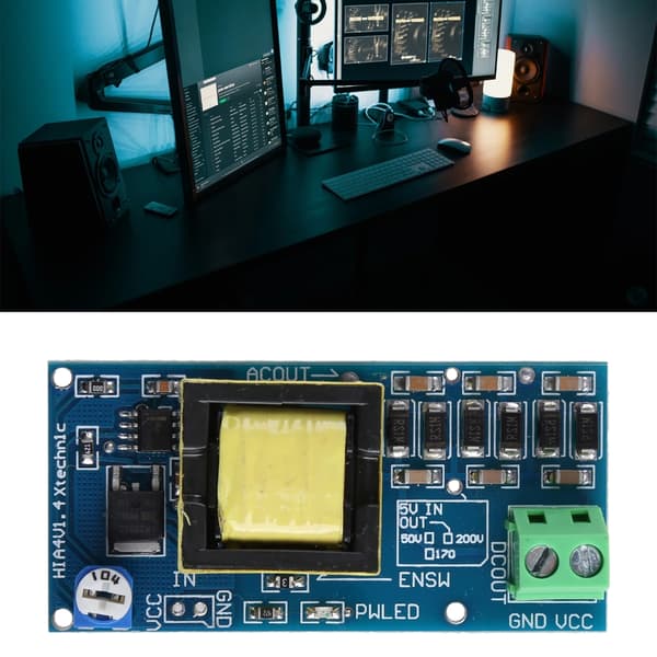 Industrielle strømkonvertere 5V 12V input til 1200V output til sikkerhedsudstyr