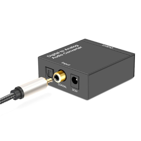 Koaxial digital ljudkabel Guldpläterad och flätad subwooferkabel RCA hane till hane HiFi SPDIF stereoljudkabel 2m