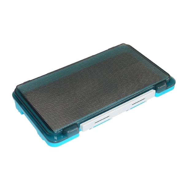Flugfiske Lures Box Jig Head Hook Organizers Fiskeutrustning Box Flugfiske Lures Behållare Blue