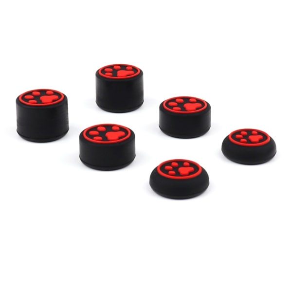 för PS5 / PS4 / NS Pro Analog Stick Cover 6st Cat-Claw Thumb Grips-Caps