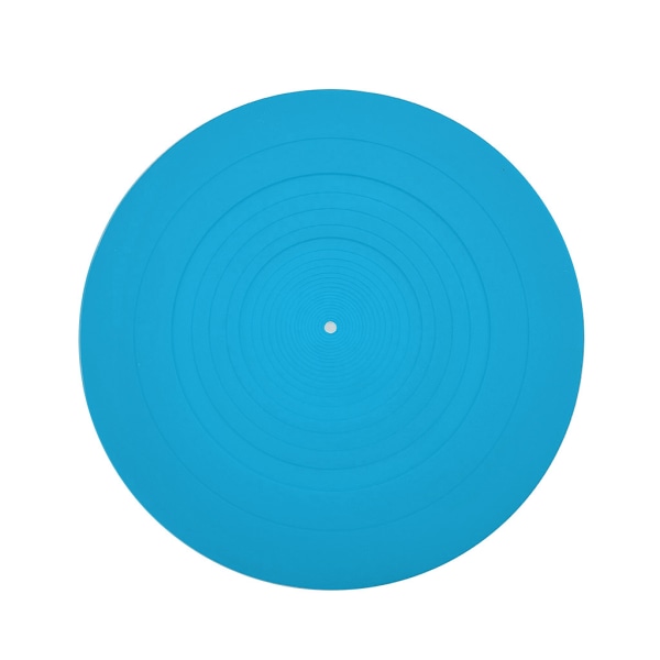 Vibrationsdämpande silikondyna Gummi för LP Antislipmatta för fonograf skivspelare Vinylskivspelare Tillbehör Blue