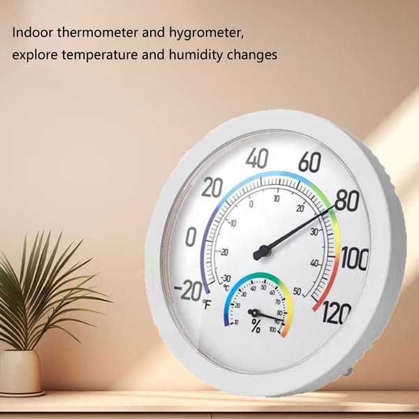 Varmebestandig badsturomtermometer Hygrometer Enkel installasjon Design