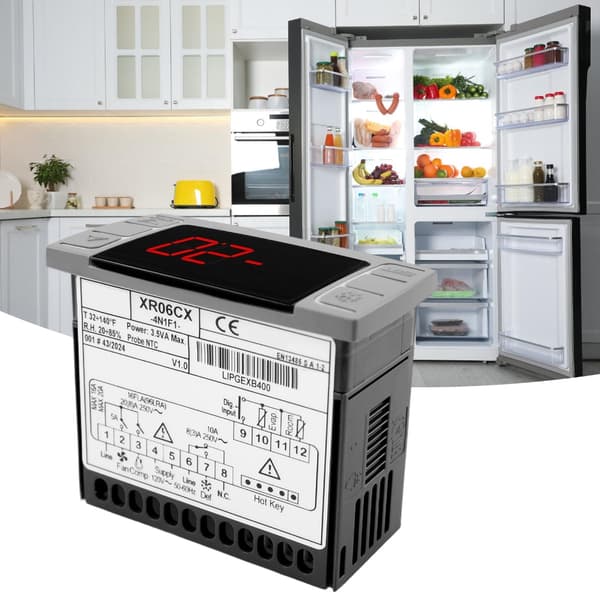 Dobbelt Sensor Digital Termostat Temperaturregulering Til Kommercielle Kølere